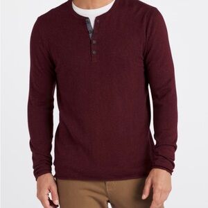 Men’s Hawker Rye Bloomington Jersey Nep
Henley Sweater Medium